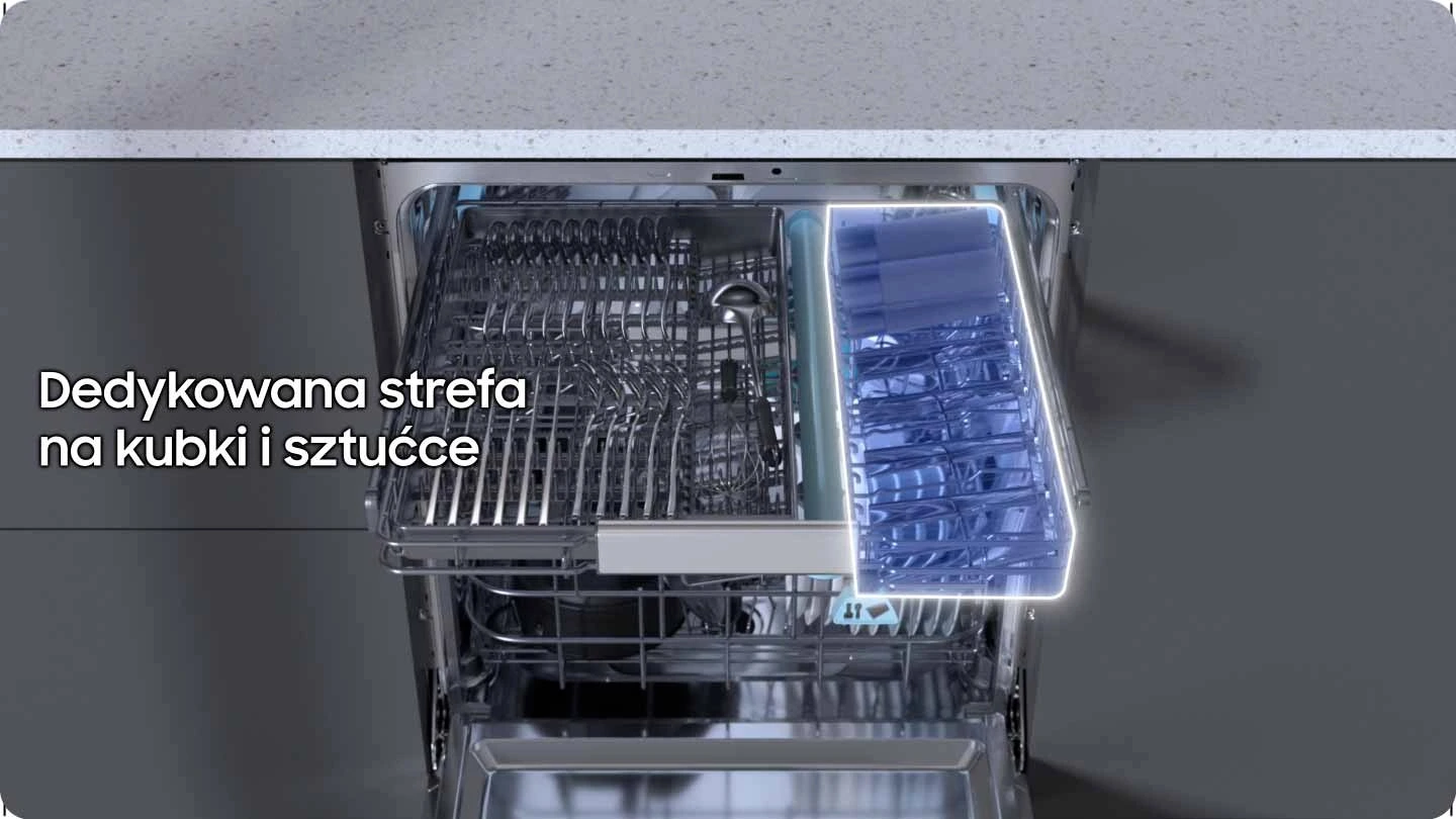 Samsung DW90H79H1B0U1 — Dedykowana strefa CupWash