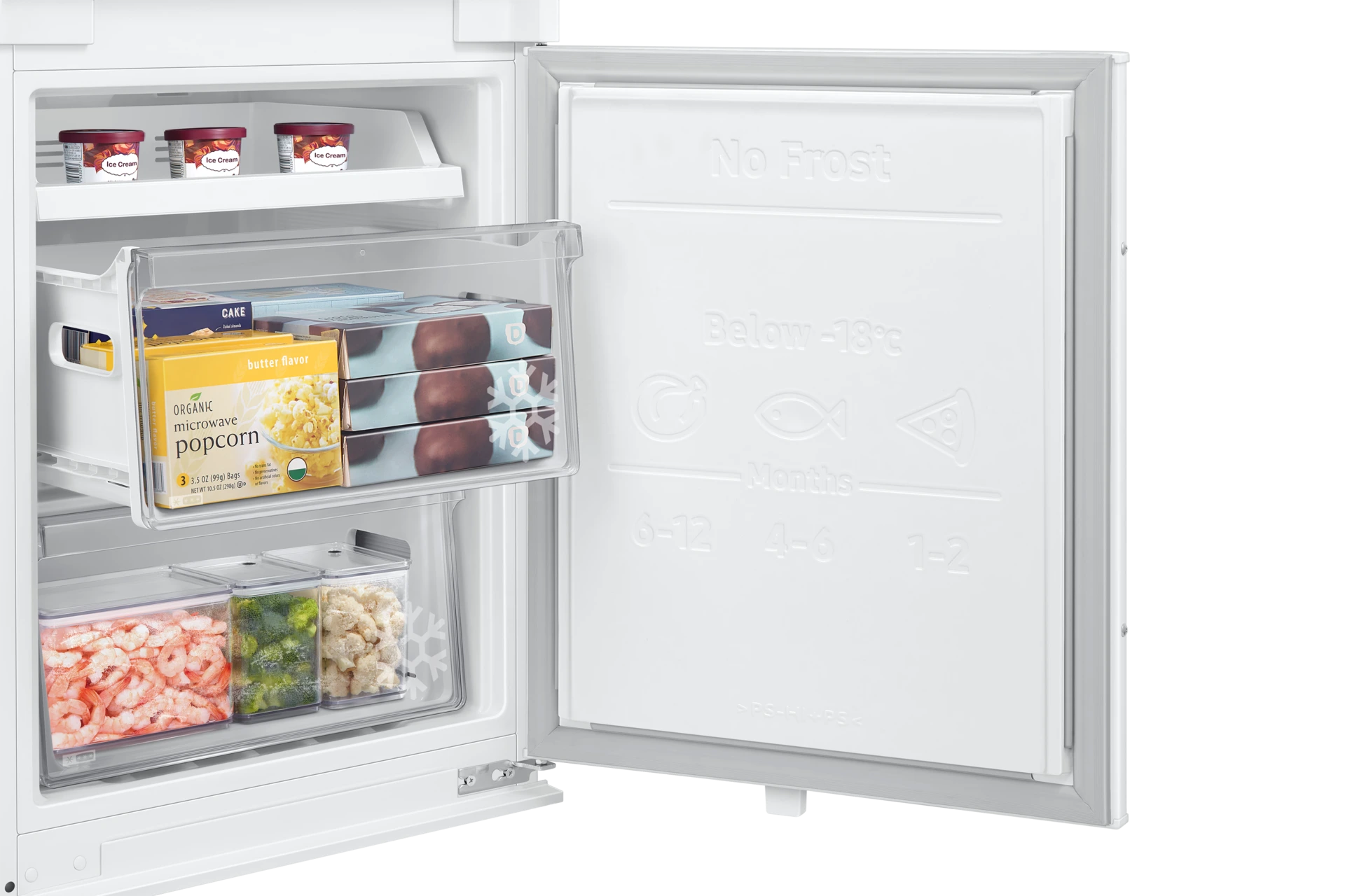 Lodówka do zabudowy AI No Frost Twin Cooling Plus™ wys. 193,5 cm BRB80F30AES0EO — widok 9