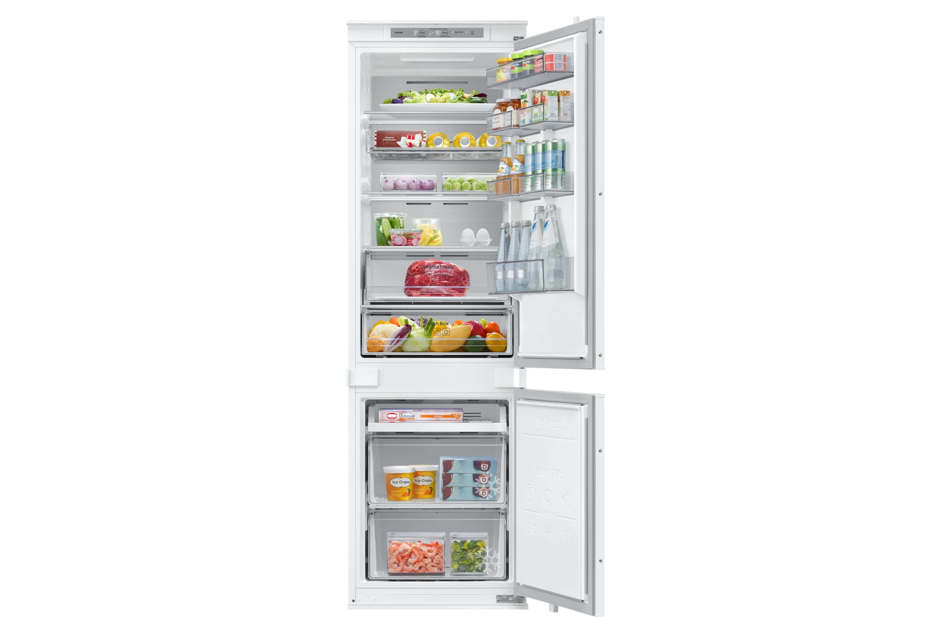Lodówka do zabudowy AI No Frost Twin Cooling Plus™ wys. 177,5 cm BRB80F26ADS0EO — widok 1