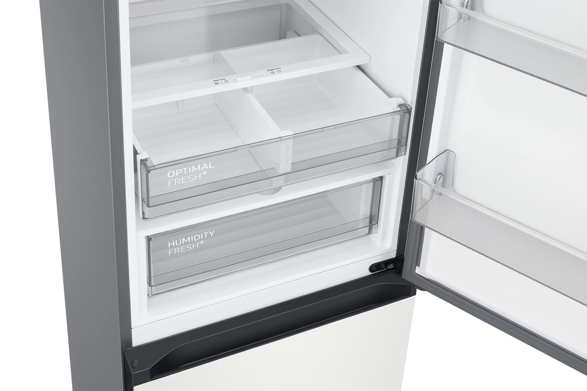 Lodówka Bespoke AI z dolnym zamrażalnikiem No Frost Twin Cooling Plus™ wys. 203 cm RB38C7B6BAP/EF — widok 7