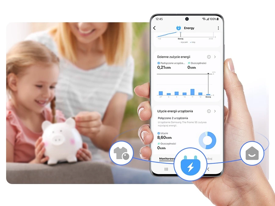 Samsung WW90DG6U25LBU4 — SmartThings Energy