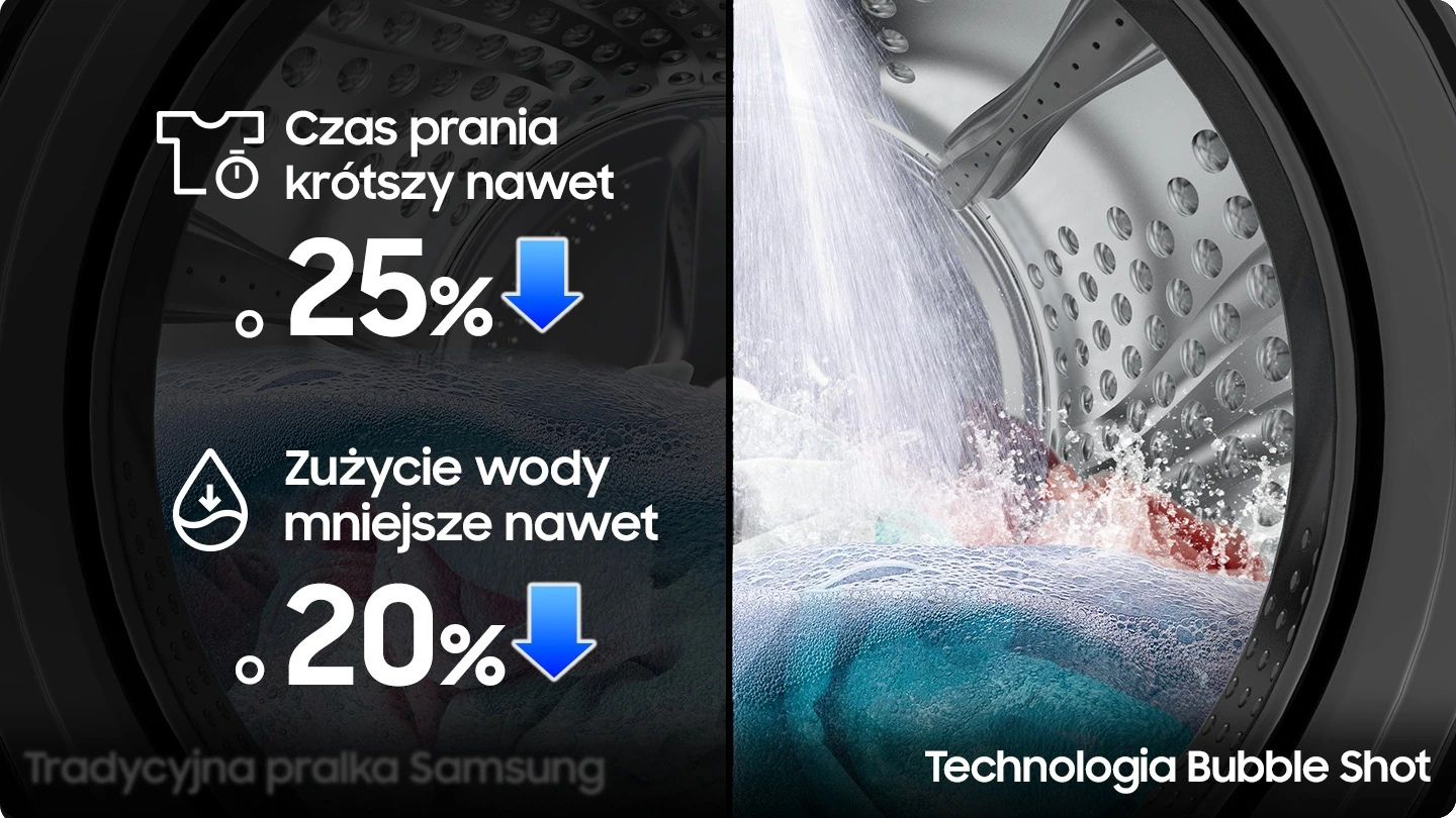 Samsung WD90DG5G34BEEO — Bubble Shot