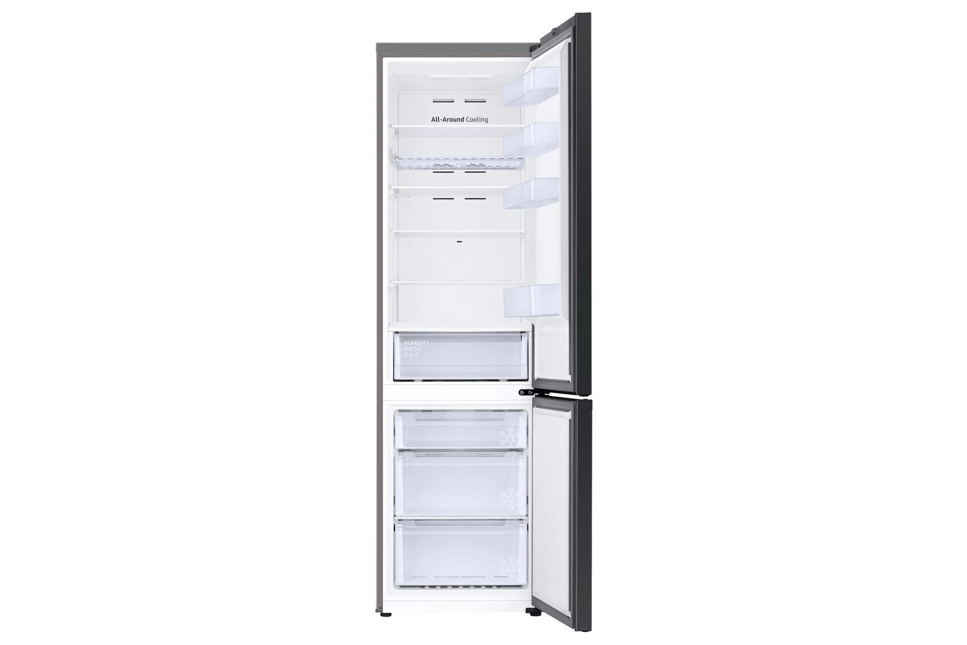 Lodówka Bespoke AI z dolnym zamrażalnikiem No Frost AI Energy Mode wys. 203 cm RB38C6B2E22/EF — widok 2