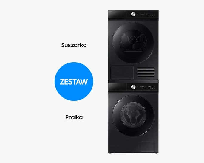 Zestaw Pralka Bespoke AI 11kg WW11DB8B95GBU4 + Suszarka Bespoke AI 9kg DV90DB8845GBU4 — widok 2