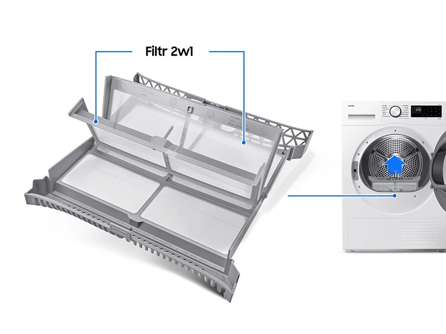 Samsung DV90DG52A0TEEO — Filtr 2 w 1