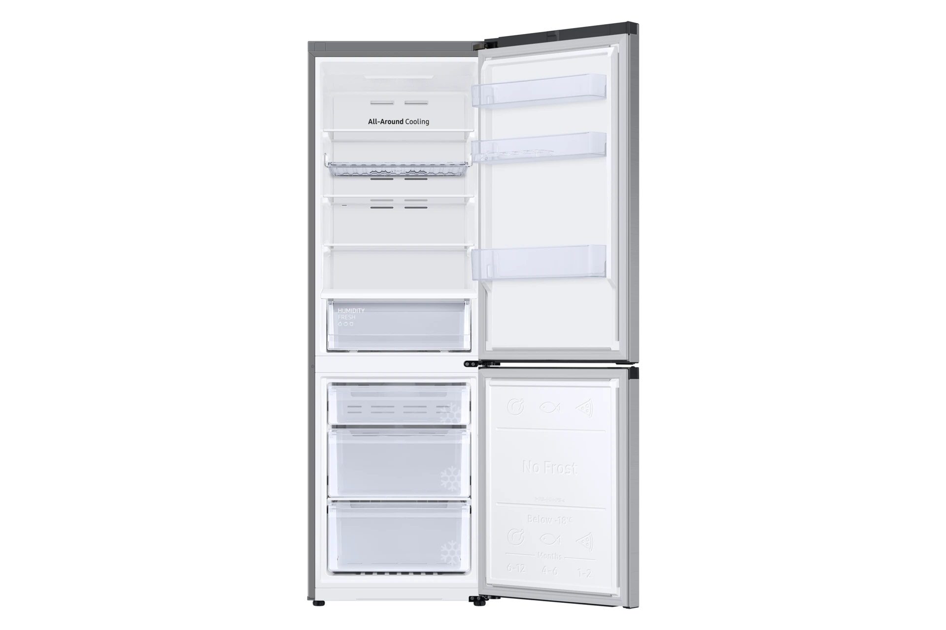 Lodówka AI z dolnym zamrażalnikiem No Frost AI Energy Mode wys. 185,3 cm RB34C672DSA/EF — widok 3