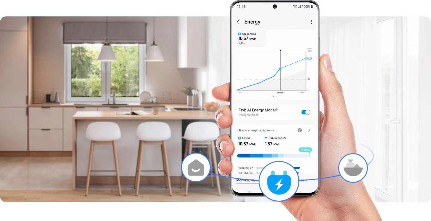 Samsung RB34C7B5D22/EF — Tryb AI Energy Mode