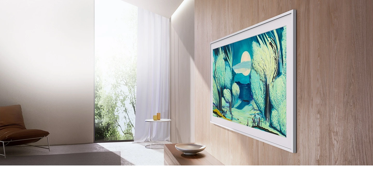 Samsung QE55LS03FAUXXH — The Frame w aranżacji wnętrza