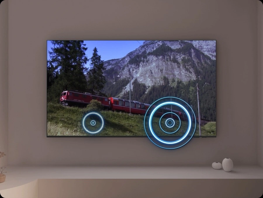 Samsung QE55Q8FAAUXXH — Dźwięk Podążający za Obiektem Lite