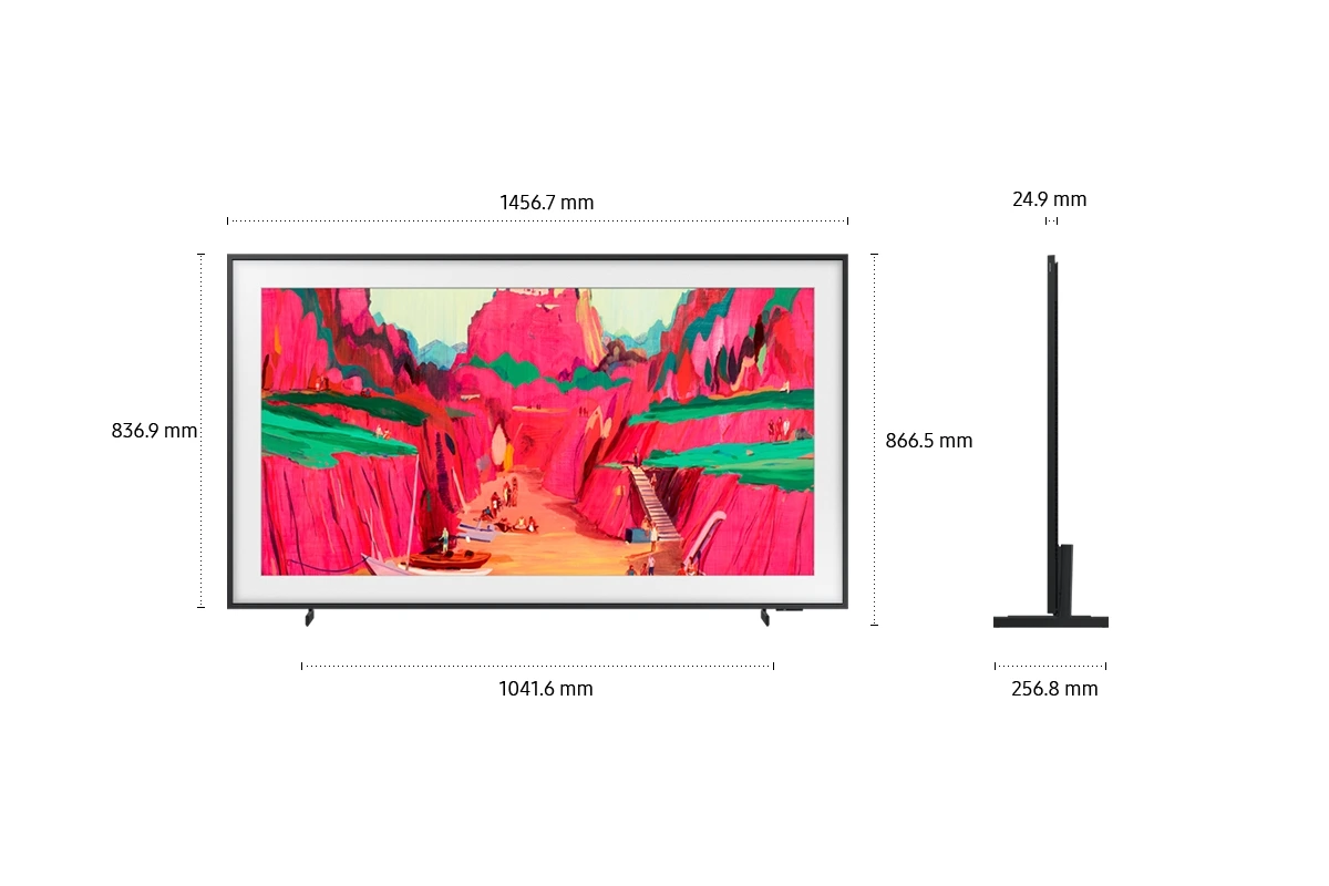 65” The Frame Pro 4K Samsung Vision AI Smart TV (2025) — QE65LS03FWUXXH — widok 10