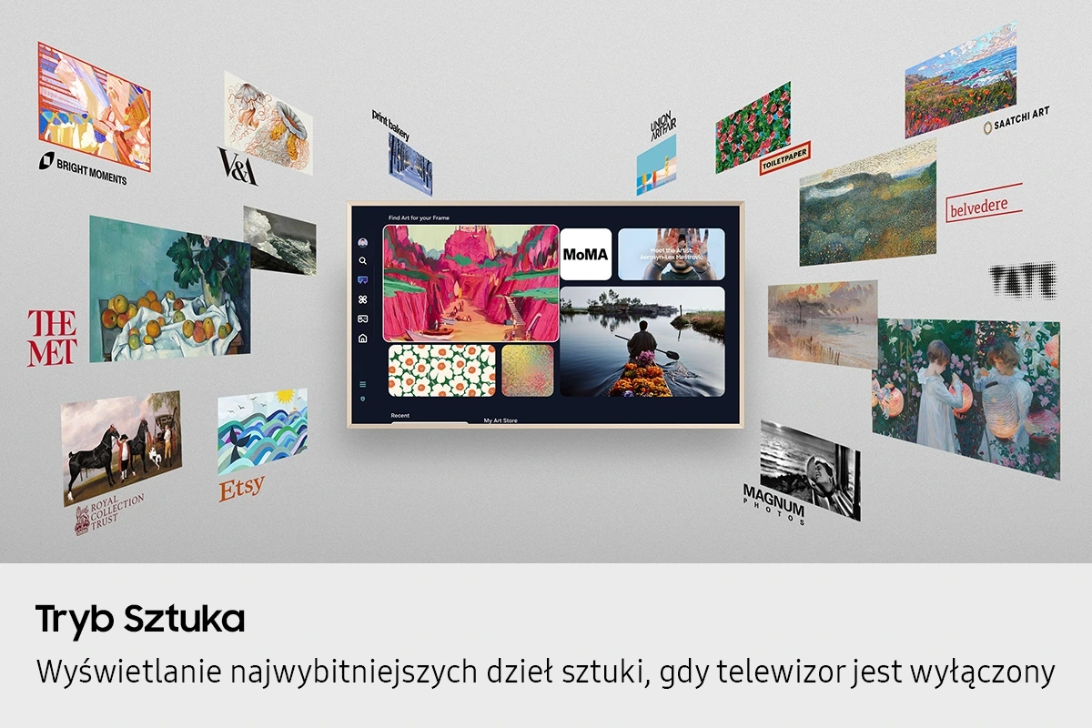 65” The Frame Pro 4K Samsung Vision AI Smart TV (2025) — QE65LS03FWUXXH — widok 6