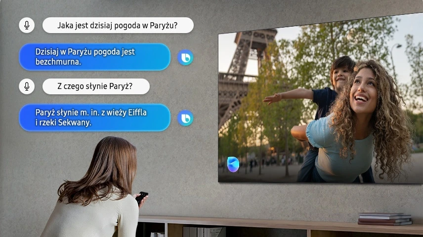 Samsung QE65QN990FTXXH — Asystent głosowy Bixby