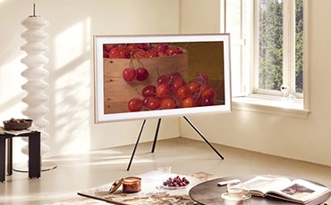 Samsung QE65LS03FWUXXH — The Frame w aranżacji wnętrza
