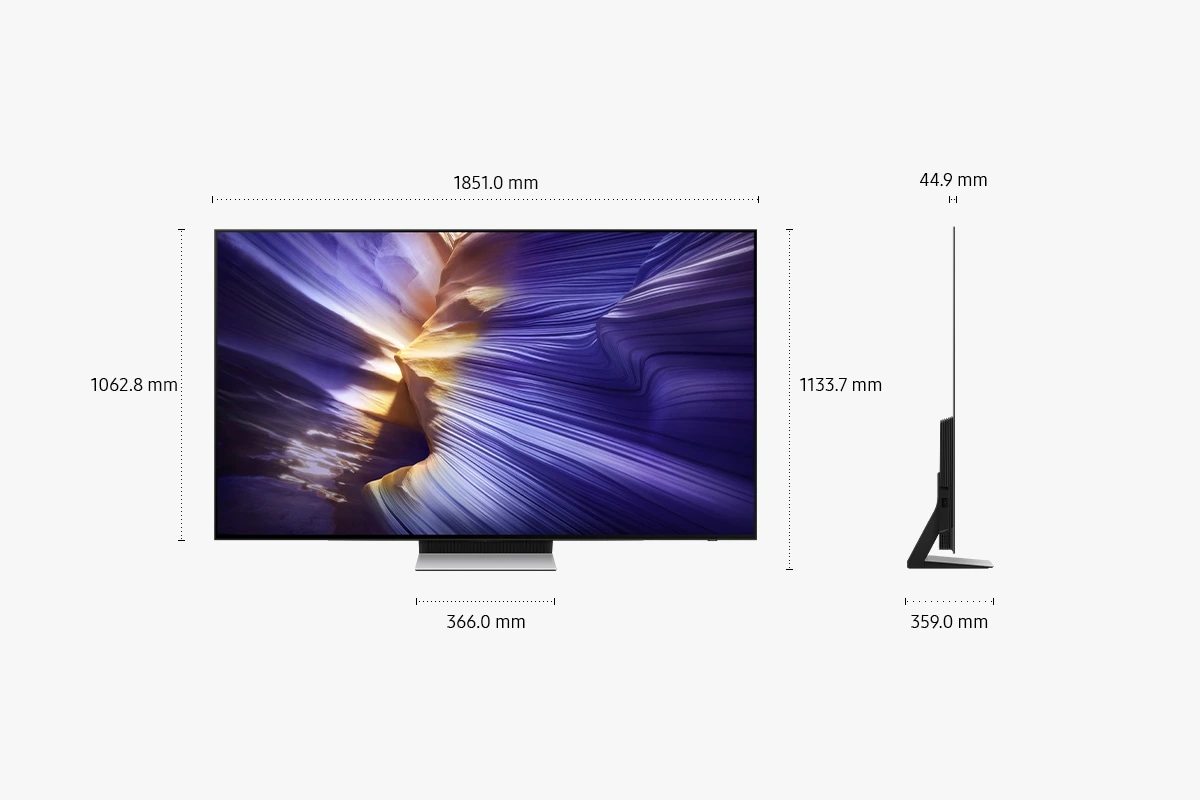 83" OLED S90F 4K Samsung Vision AI Smart TV (2025) — QE83S90FAEXXH — widok 8