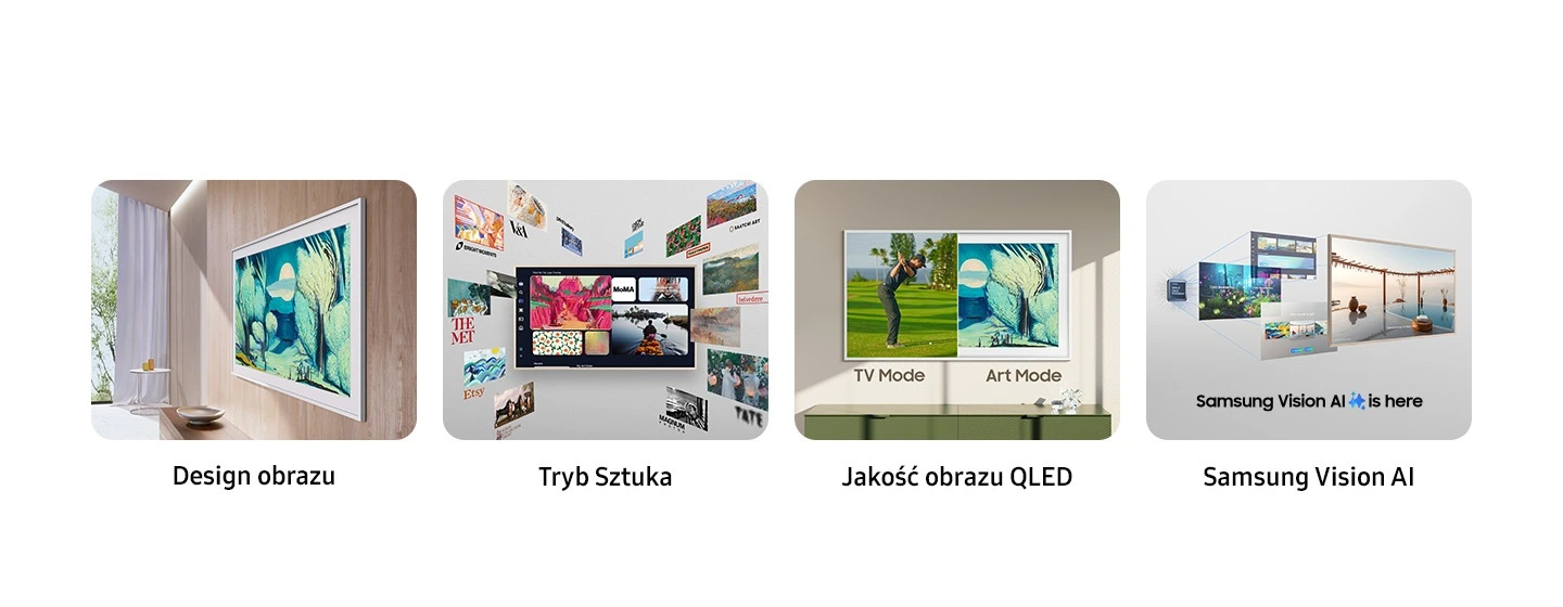 Samsung QE55LS03FAUXXH — najważniejsze rozwiązania i wygląd
