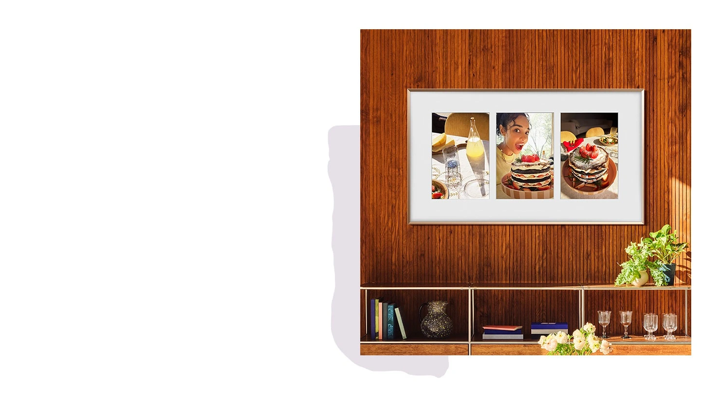 Samsung QE55LS03FAUXXH — Własne fotografie na ekranie