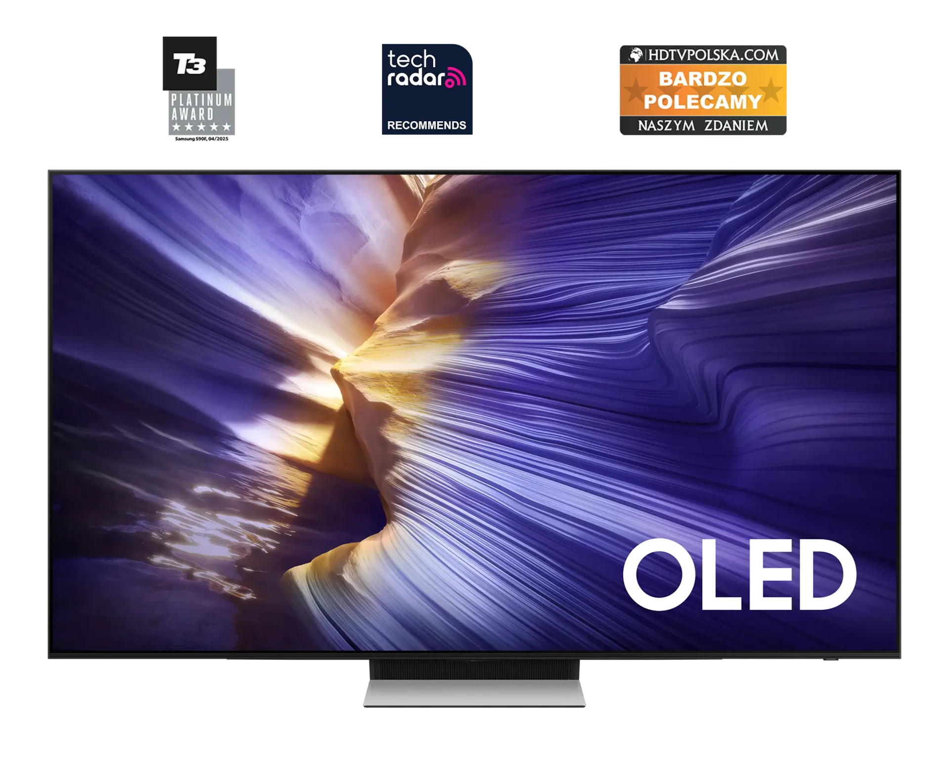 83" OLED S90F 4K Samsung Vision AI Smart TV (2025) — QE83S90FAEXXH — widok 2