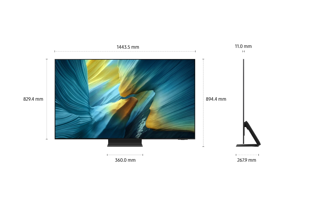 65" OLED S95F 4K Vision AI Smart TV (2025) — QE65S95FATXXH — widok 8