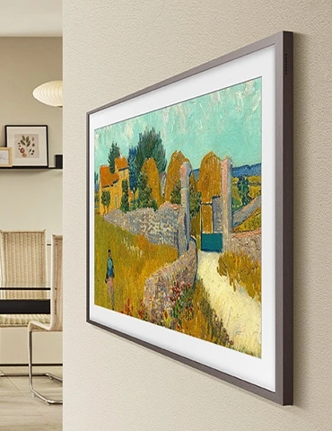 Samsung QE55LS03FAUXXH — The Frame w aranżacji wnętrza