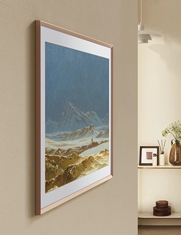 Samsung QE65LS03FWUXXH — The Frame w aranżacji wnętrza