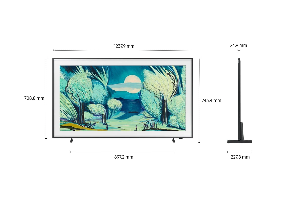 55” The Frame 4K Vision AI Smart TV (2025) — QE55LS03FAUXXH — widok 4