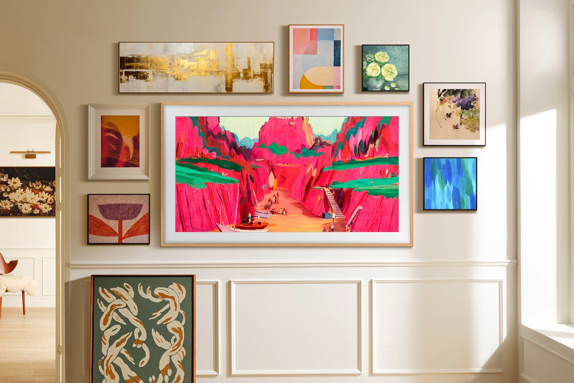 65” The Frame Pro 4K Samsung Vision AI Smart TV (2025) — QE65LS03FWUXXH — widok 8
