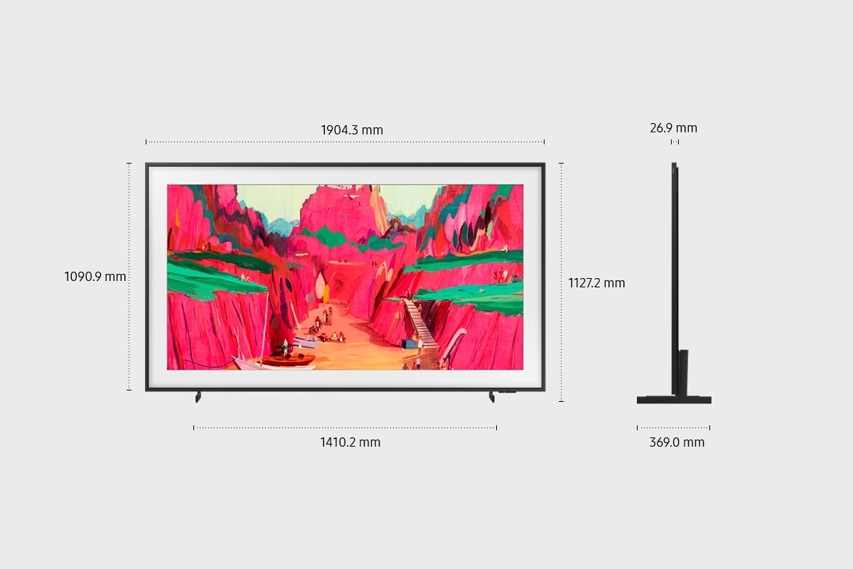 85” The Frame Pro 4K Samsung Vision AI Smart TV (2025) — QE85LS03FWUXXH — widok 10