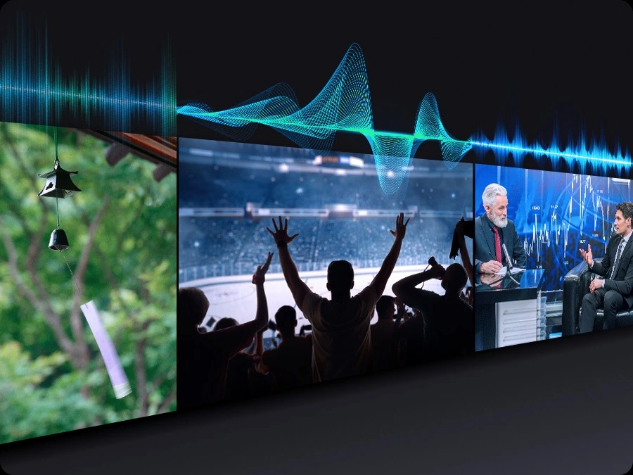 Samsung QE55Q8FAAUXXH — Adaptacja Dźwięku+