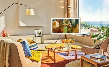 Samsung QE55LS03FAUXXH — The Frame w aranżacji wnętrza